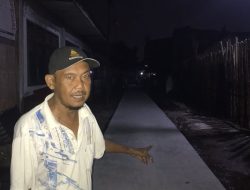 Apresiasi Warga Gang Napindo, Camat Medan Baru Dinilai Peduli Infrastruktur Lingkungan