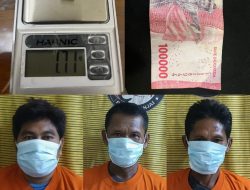 Tiga Pria Di Duga Jadi Bandar Narkoba,Di Tangkap Satres Narkoba Polres Binjai