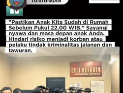 Patroli Team Reaksi Cepat Amankan Anak di Bawah Umur Terlibat Tawuran di Medan Tuntungan