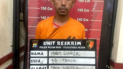 Tim Opsnal Reskrim Polsek Medan Baru Amankan Spesialis Pencuri Steling Aluminium