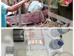 Polres Binjai Kembali Grebek Dan Musnahkan Barak Narkoba Di Kecamatan Binjai Barat