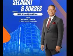 Heru Mardiansyah Resmi Jabat Direktur Utama PT Bank Sumut