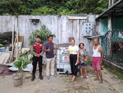 Bantuan 15 Unit Tangki Air, Wujudkan Kepedulian Pasca Bencana Alumni Akpol 99 Melalui Polres Tapanuli Tengah