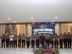 Pererat Ukhuwah di Bulan Ramadan, Keluarga Besar Polres Sergai Gelar Buka Puasa Bersama