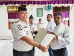 Tiga Napi Rutan Tarutung Terima Remisi Nyepi 2026, Bukti Pembinaan Humanis