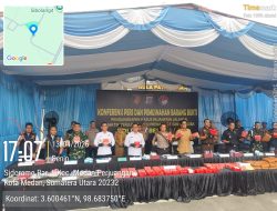 Polrestabes Medan Ungkap 119 Kasus Dalam Operasi Ketupat Toba 2026,184 Tersangka Diamankan