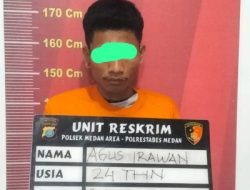 Kerja Cepat Unit Res Medan Area Gas 13 Tabung Raib, Pelaku Viral Dibekuk di Warnet, Satu Lagi Diburu