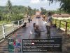 Sinergi dan Bakti, Kapolsek Kotarih Pimpin Perbaikan Jembatan Penghubung Antar Kabupaten