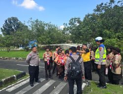 Satlantas Polres Binjai melaksanakan kegiatan polisi sahabat anak