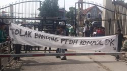 HMI Gelar Aksi Damai di Polda Sumut, Tolak Banding PTDH Kompol DK