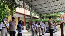 Kanit Binmas polsek polsek medan tuntungan ”Go to school SMK Gelora Jaya Nusantara”