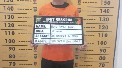 Unit Reskrim Polsek Medan Kota Berhasil Amankan Pelaku Melakukan Pencurian Cincin