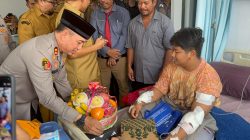 Kapolres Binjai Jenguk Korban Begal, Pastikan Pendampingan Dan Penanganan Maksimal