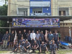 DPD AMPI Deli Serdang Sembelih 4 Ekor Hewan Qurban, Bagikan 600 Bungkus Daging kepada Masyarakat