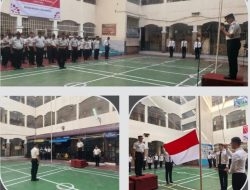 Rutan Kelas I Labuhan Deli Gelar Upacara Hari Lahir Pancasila di Blok Hunian