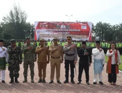 Polresta Deli Serdang Gelar Apel Pergeseran Pasukan Pengamanan Pilkades Serentak Gelombang II Tahun 2026