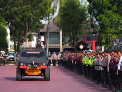 Polda Sumut Gelar Apel Pasukan Operasi ASEAN U-19 Toba 2026, Siap Amankan Turnamen Internasional