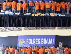 POLRES BINJAI TEGASKAN KOMITMEN PERANGI NARKOBA, OPERASI ANTIK TOBA 2026 UNGKAP 23 KASUS DAN 28 TERSANGKA