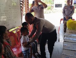 Kasat Lantas Polres Karo AKP Andita Sitepu Kunjungi Panti Asuhan Paya Bakung dan Berikan Bantuan Sosial