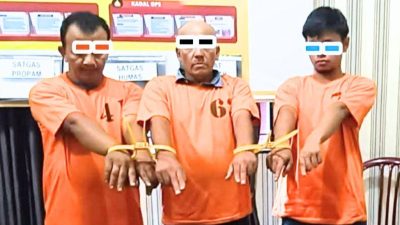 3 Pengedar Sabu Berhasil Ditangkap di Tigapanah