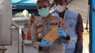 Kapolres Pematang Siantar Gelar Pemusnahan Barang Bukti Narkotika.