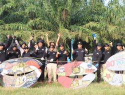 Semarakkan Jelang HUT Bhayangkara ke-80, Polres Sergai Sukses Gelar Festival Layang-Layang di Perbaungan