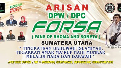 Arisan Perdana DPW/DPC FORSA SUMATERA UTARA: Perkuat Persadauraan Dan Sebar Nilai Mulia Melalui Seni Dan Dakwah