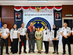 Rutan Labuhan Deli Lepas Pegawai Purna Tugas Anrias Lembab Tarigan, Wujud Apresiasi atas Pengabdian Puluhan Tahun