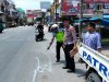 Sat Lantas Cek Olah TKP, Lansia 88 Tahun Meninggal Dunia Usai Becak Dayung Tabrakan dengan Truk Tronton di Perbaungan