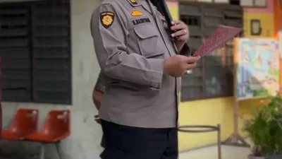 Kanit Samapta Polsek Sunggal Jadi Pembina Upacara di Yaspend Mulia, Menolak Aksi Gank Motor, Tawuran dan Penyalahgunaan Narkoba