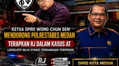 Kasus Pengeroyokan AT Berakhir Damai, DPRD Medan Dorong Polrestabes Terapkan Restorative Justice