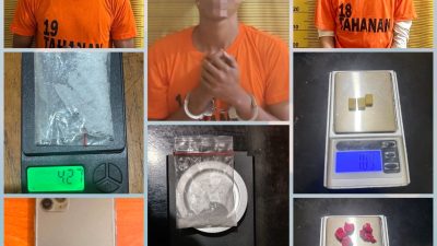 Dalam Dua Hari, Tiga Pria Diciduk Satresnarkoba Polres Binjai Saat Edarkan Narkoba