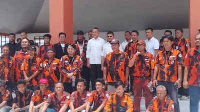 Ketua MPW Pemuda Pancasila Musa Rajekshah Tinjau Sekolah Rakyat Bersama Ketua PAC Medan Tuntungan