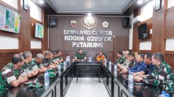 Pangdam I/BB Tinjau Kesiapsiagaan Penanganan Erupsi Gunung Sinabung, 1.279 Personel Disiagakan