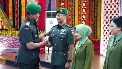 Pangdam I/BB Pimpin Sertijab Dandim 0201/Medan, Letkol Fernando Batubara Resmi Jabat Komandan