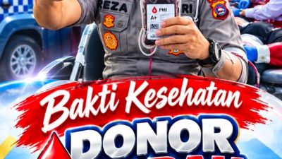 Dirlantas Polda Sumbar Pimpin Aksi Donor Darah, Peringati Hari Lalu Lintas Bhayangkara ke-71