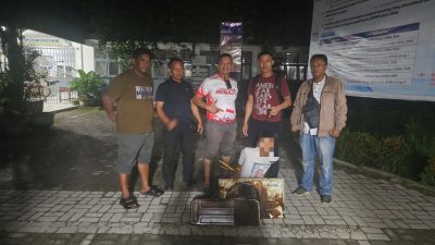 POLSEK DOLOK MASIHUL RINGKUS PENCURI KOMPRESOR AC SMAN 1, SATU REKAN MASIH DIBURU