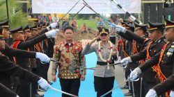 PENYAMBUTAN KAPOLRES BARU, LAPORAN KESATUAN, DAN PELEPASAN KAPOLRES LAMA DI LINGKUNGAN POLRES SERDANG BEDAGAI