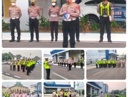 Dirlantas Polda Jambi Kombes Pol. Adi Benny Cahyono Pimpin Apel Pagi, Tegaskan Kedisiplinan dan Kesiapan Jajaran