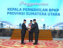 Koordinator Bidang Pidana Khusus Wakili Kajati Sumut Pada Kegiatan Pelantikan Dan Pengukuhan Rusdy Sofyan Sebagai Kepala Perwakilan Badan Pengawasan Keuangan Dan Pembangunan (BPKP) Sumatera Utara
