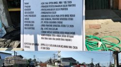 Gubsu ‘Diprank’ Dinas BMBKCK Sumut, Proyek Jalan Veteran Senilai Rp. 4,9 M Mangkrak, Dibanjiri Sumpah Serapah Pengendara Terjebak Macet