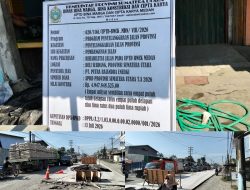 Gubsu ‘Diprank’ Dinas BMBKCK Sumut, Proyek Jalan Veteran Senilai Rp. 4,9 M Mangkrak, Dibanjiri Sumpah Serapah Pengendara Terjebak Macet