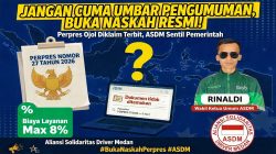 Perpres Ojol Diklaim Terbit, ASDM Sentil Pemerintah: Jangan Cuma Umbar Pengumuman, Buka Naskah Resmi!