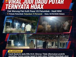Tindak Lanjut Pemberitaan Media, Polsek Patumbak: Tidak Ada Judi di Warung Pak Kulit
