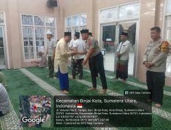 KAPOLRES BINJAI LAKSANAKAN SUBUH KELILING, SERAP ASPIRASI MASYARAKAT DI MASJID AN NUR